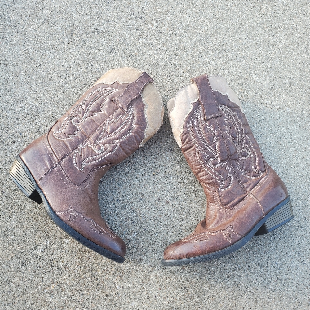 Rodeo Ropers Cowboys Boots sz 1